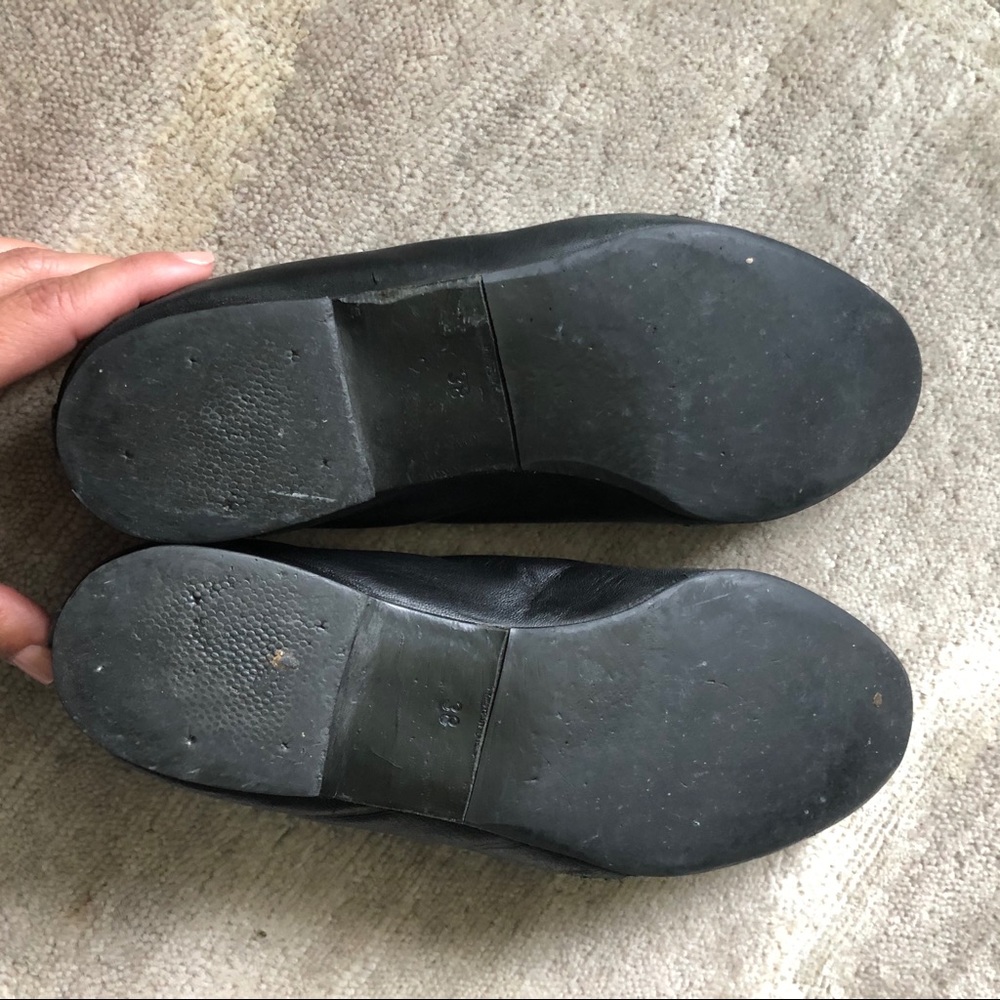 Chanel Lambskin & Patent Calfskin Ballerina Flats - Picture 5 of 8
